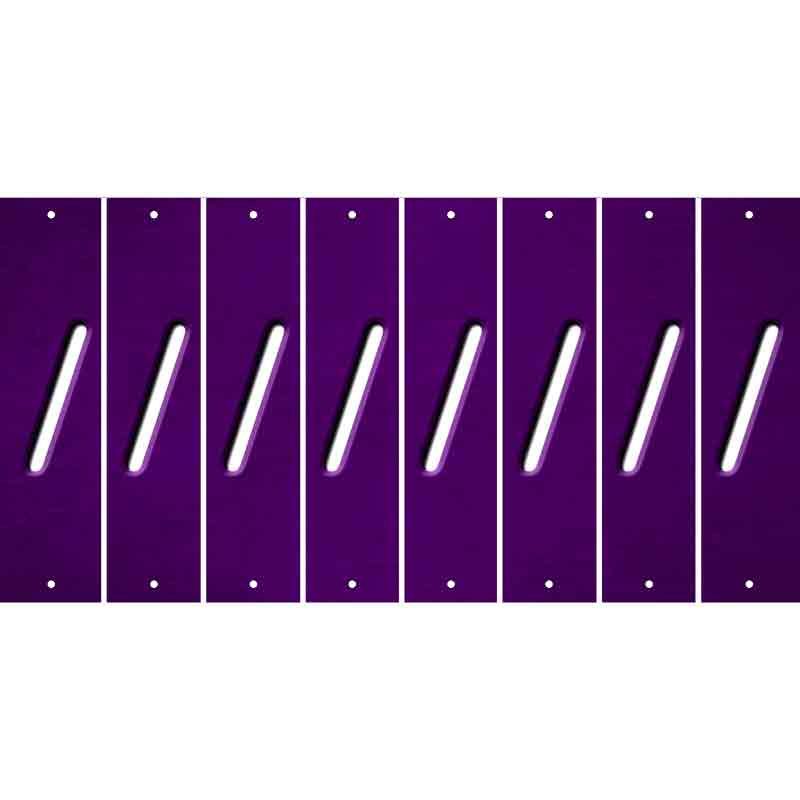 Purple Oil Rubbed Cut Fun Strips (Set of 8)