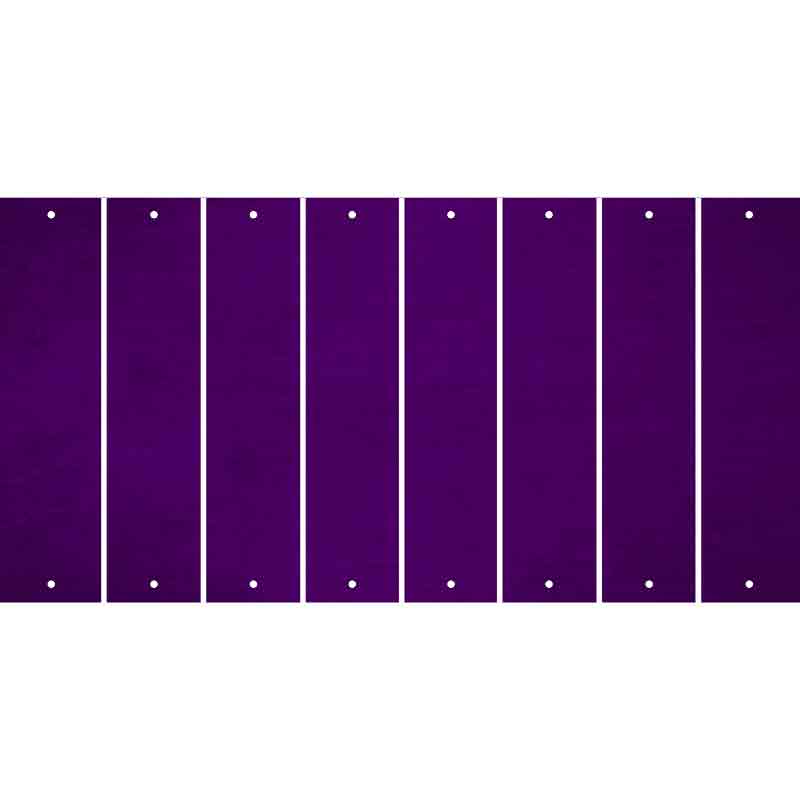 Purple Oil Rubbed Cut Fun Strips (Set of 8)