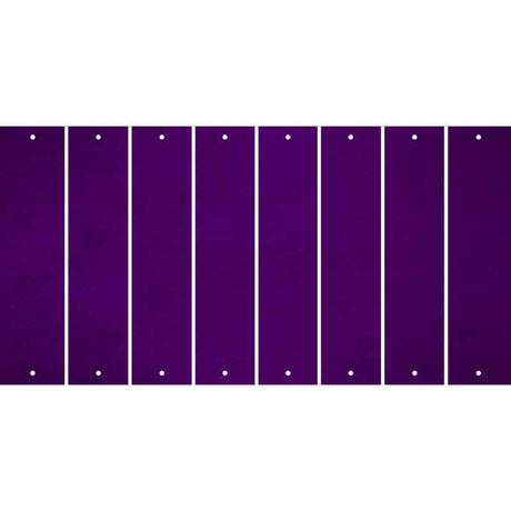 Purple Oil Rubbed Cut Fun Strips (Set of 8)