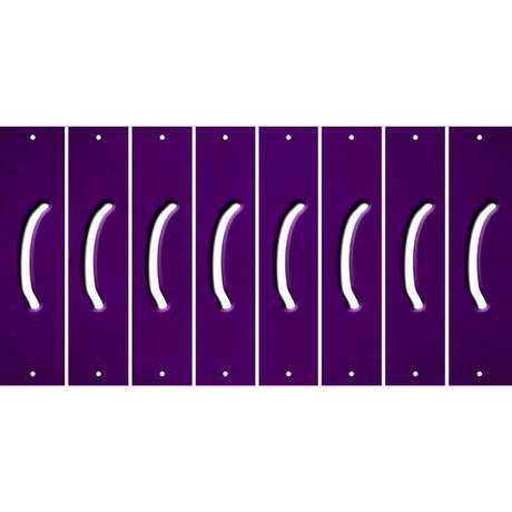 Purple Oil Rubbed Cut Fun Strips (Set of 8)