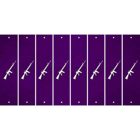 Purple Oil Rubbed Cut Fun Strips (Set of 8)