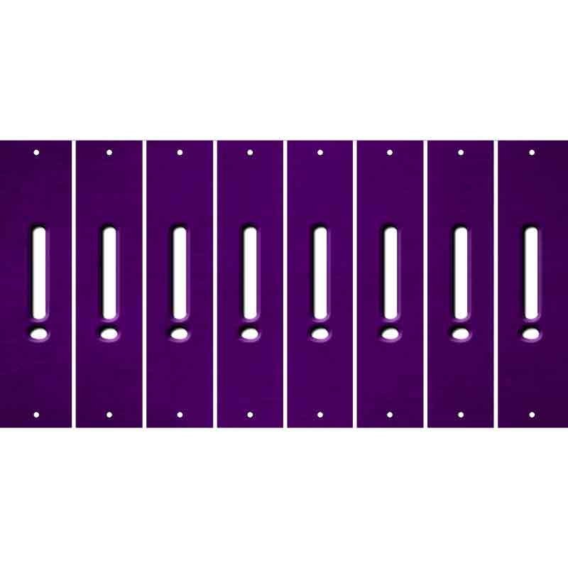 Purple Oil Rubbed Cut Fun Strips (Set of 8)