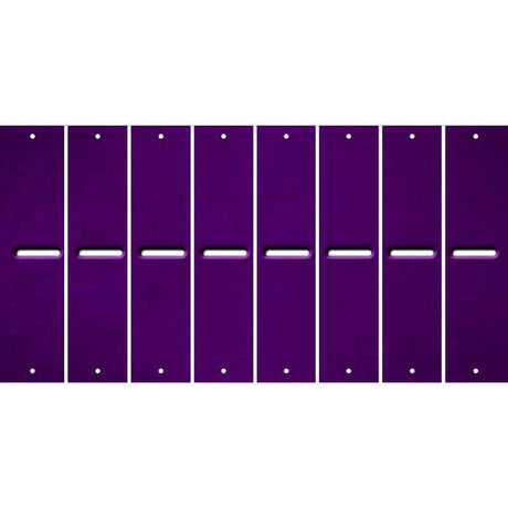 Purple Oil Rubbed Cut Fun Strips (Set of 8)