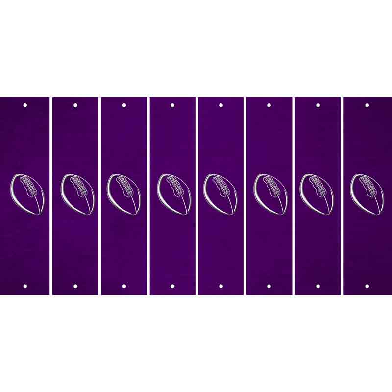 Purple Oil Rubbed Cut Fun Strips (Set of 8)