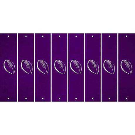 Purple Oil Rubbed Cut Fun Strips (Set of 8)