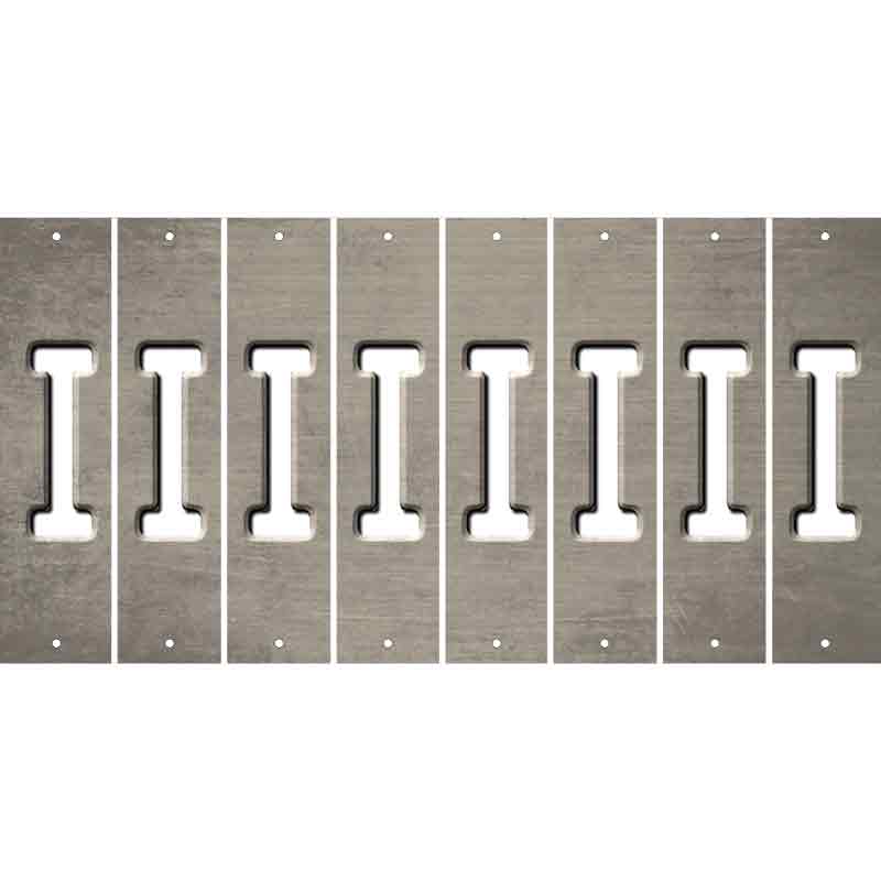 Tan Oil Rubbed Cut Fun Strips (Set of 8) J