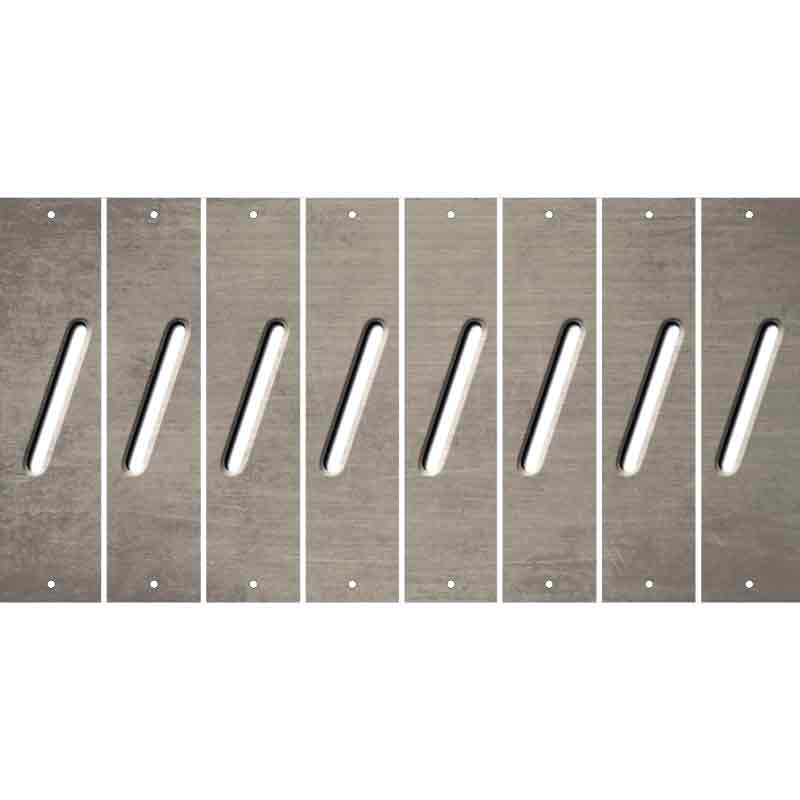 Tan Oil Rubbed Cut Fun Strips (Set of 8) (
