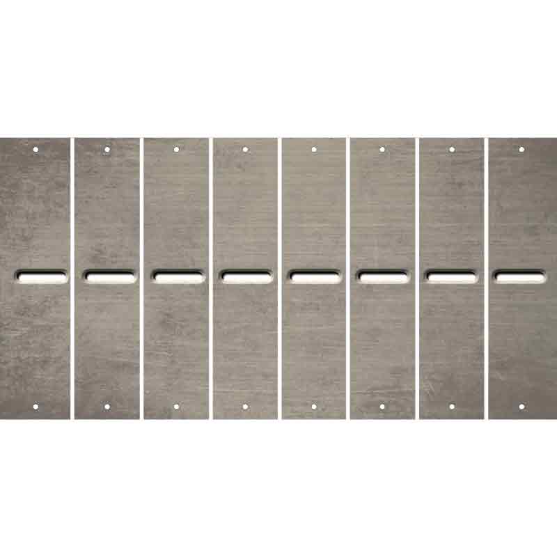 Tan Oil Rubbed Cut Fun Strips (Set of 8) /