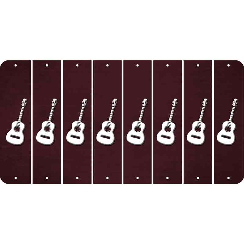 Burgundy Oil Rubbed Cut Fun Strips (Set of 8)