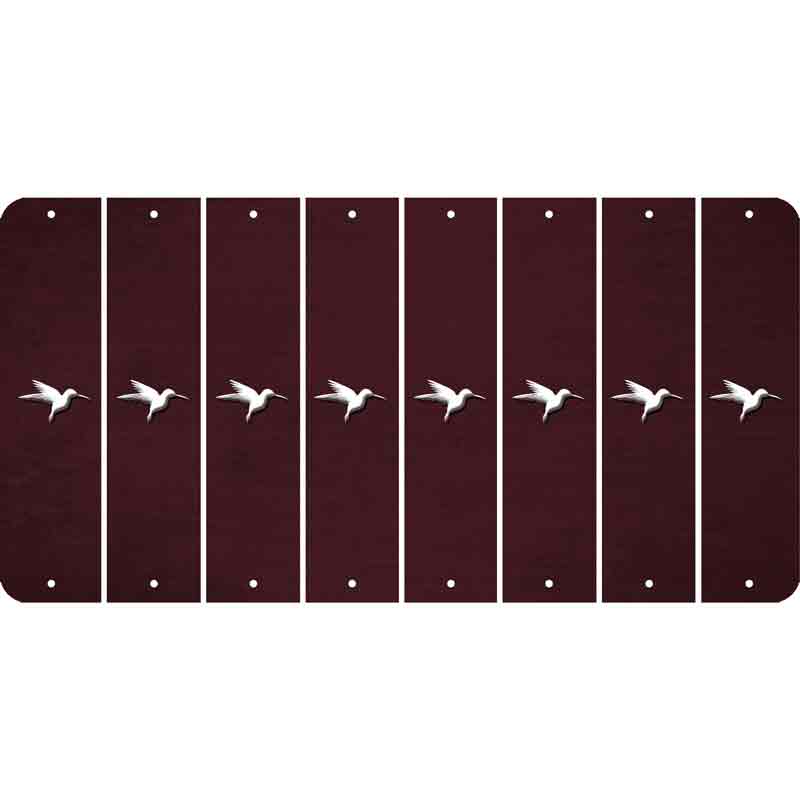 Burgundy Oil Rubbed Cut Fun Strips (Set of 8)