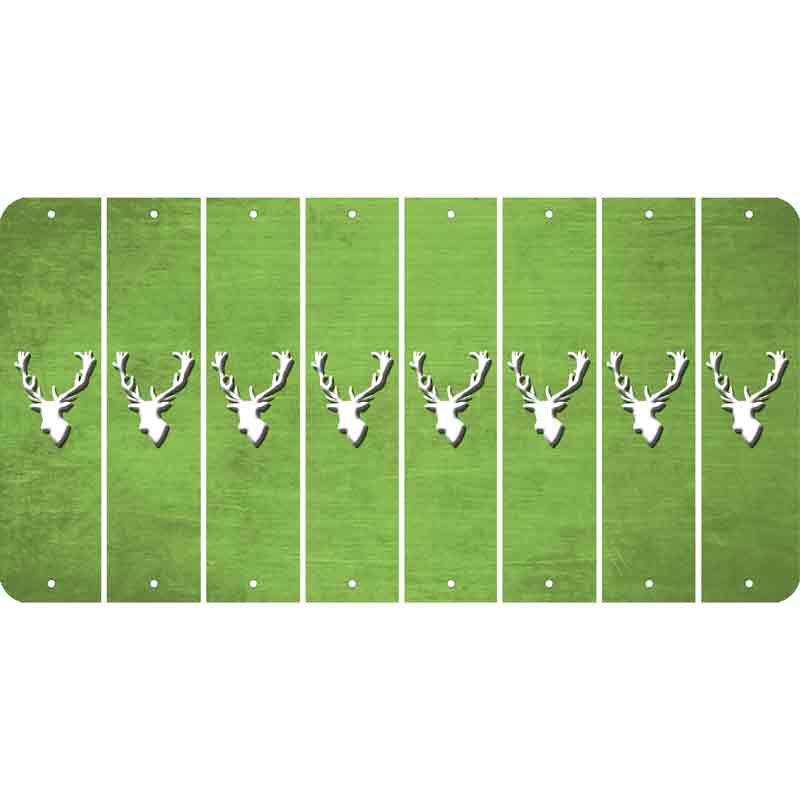 Lime Green Oil Rubbed Cut Fun Strips (Set of 8) ELK