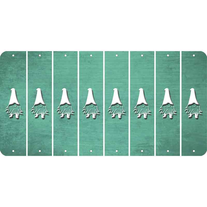 Mint Oil Rubbed Cut Fun Strips (Set of 8) GNOME