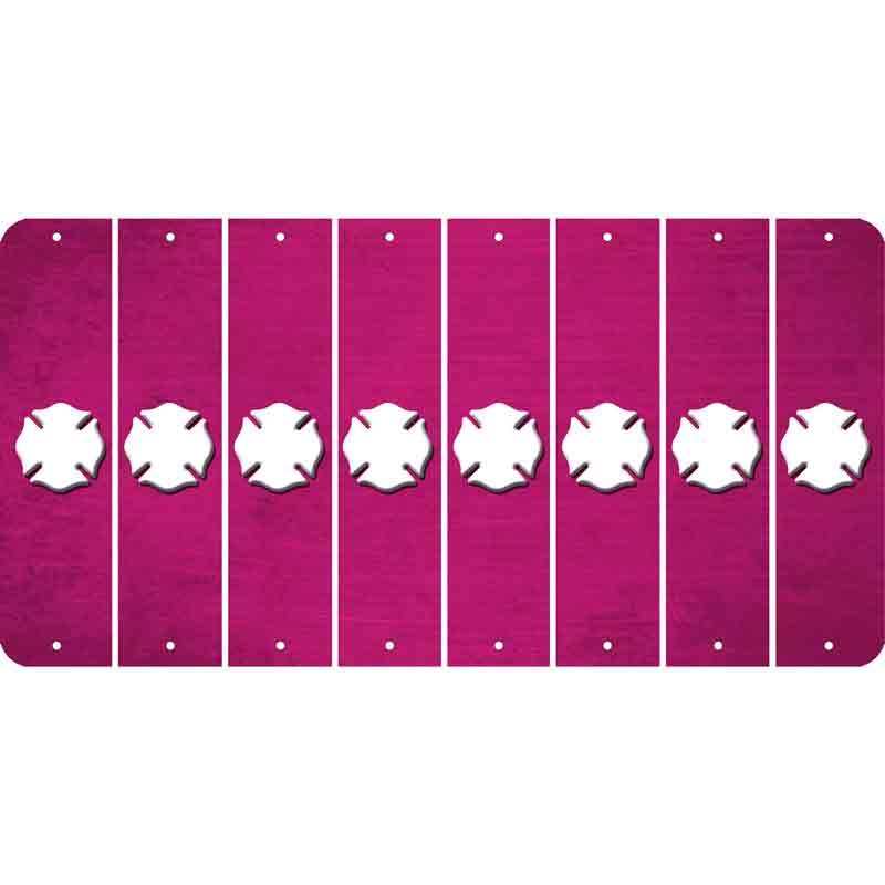 Pink Oil Rubbed Cut Fun Strips (Set of 8)