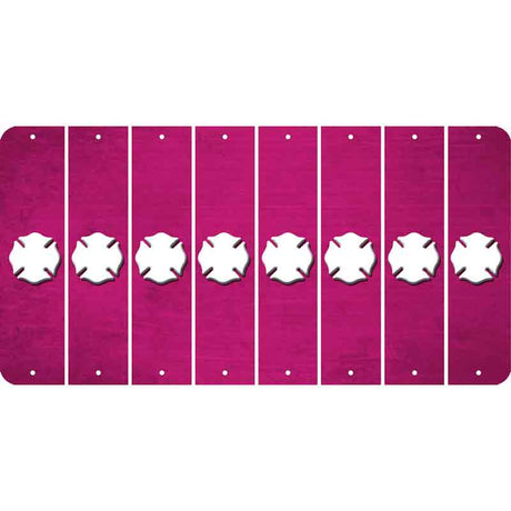 Pink Oil Rubbed Cut Fun Strips (Set of 8)