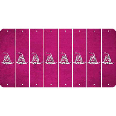 Pink Oil Rubbed Cut Fun Strips (Set of 8)