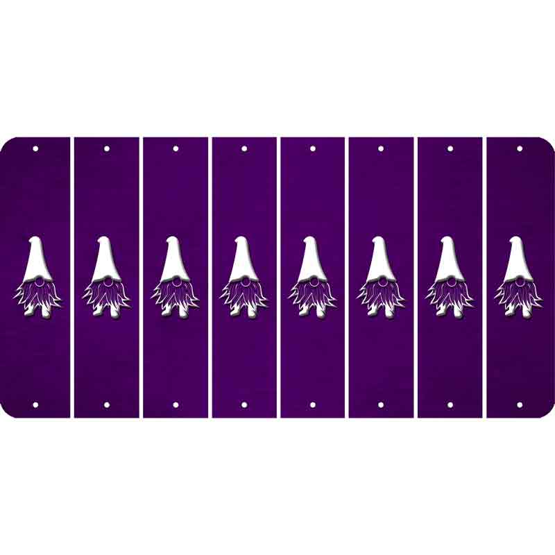 Purple Oil Rubbed Cut Fun Strips (Set of 8)