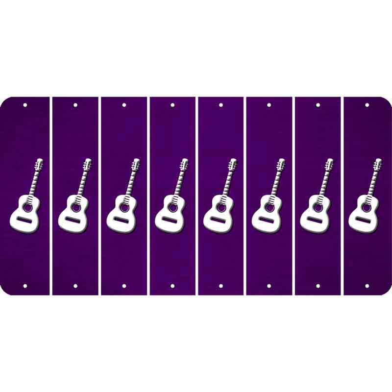 Purple Oil Rubbed Cut Fun Strips (Set of 8)