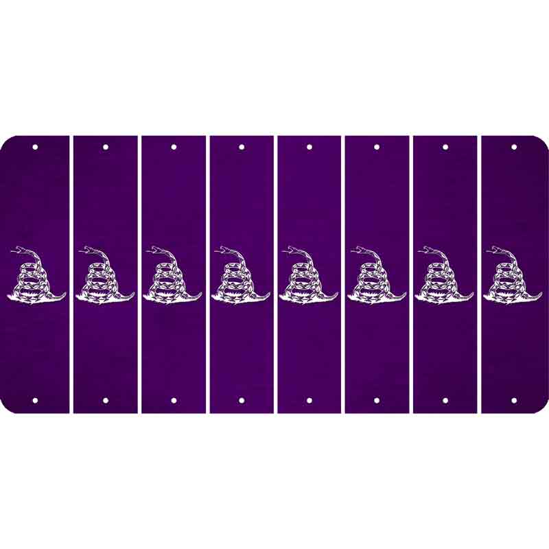 Purple Oil Rubbed Cut Fun Strips (Set of 8)