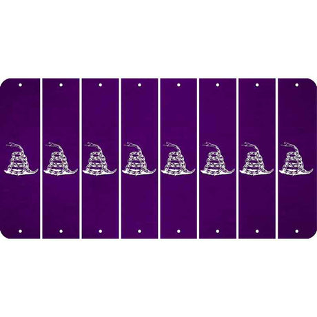 Purple Oil Rubbed Cut Fun Strips (Set of 8)