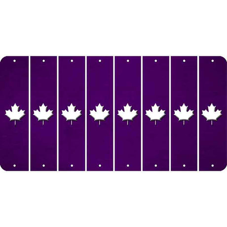 Purple Oil Rubbed Cut Fun Strips (Set of 8)