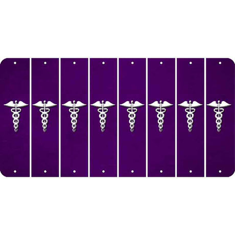 Purple Oil Rubbed Cut Fun Strips (Set of 8)