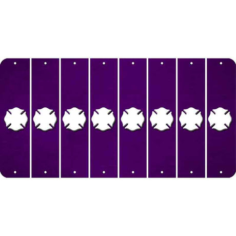 Purple Oil Rubbed Cut Fun Strips (Set of 8)