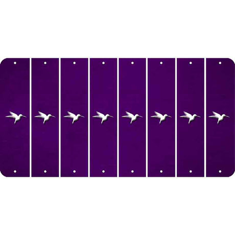 Purple Oil Rubbed Cut Fun Strips (Set of 8)