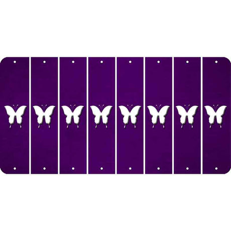 Purple Oil Rubbed Cut Fun Strips (Set of 8)