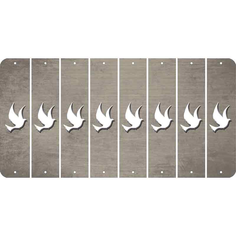 Tan Oil Rubbed Cut Fun Strips (Set of 8) DOVE