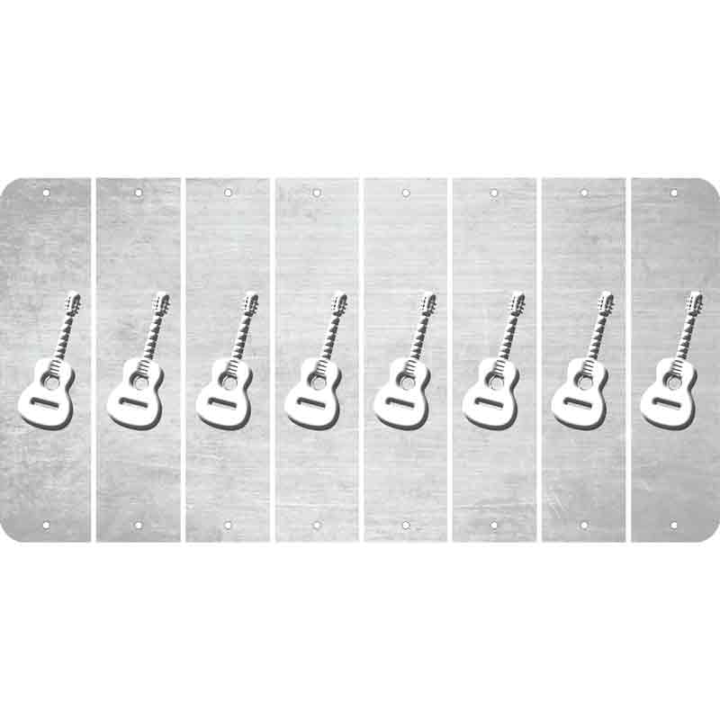 White Oil Rubbed Cut Fun Strips (Set of 8) ANCHOR