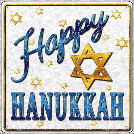 Happy Hanukkah Novelty Square Sign