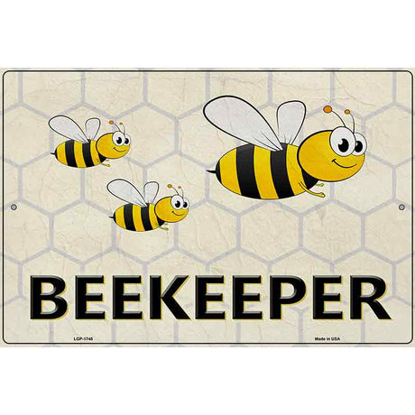 Beekeeper Metal Novelty Parking Sign