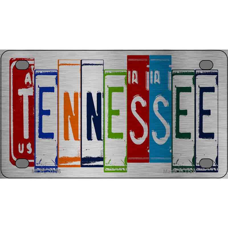 Tennessee License Plate Art Metal Novelty License Plate