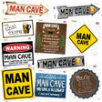 Man Cave 50 Piece Wholesale Novelty Assorted Sticker Decal Pack