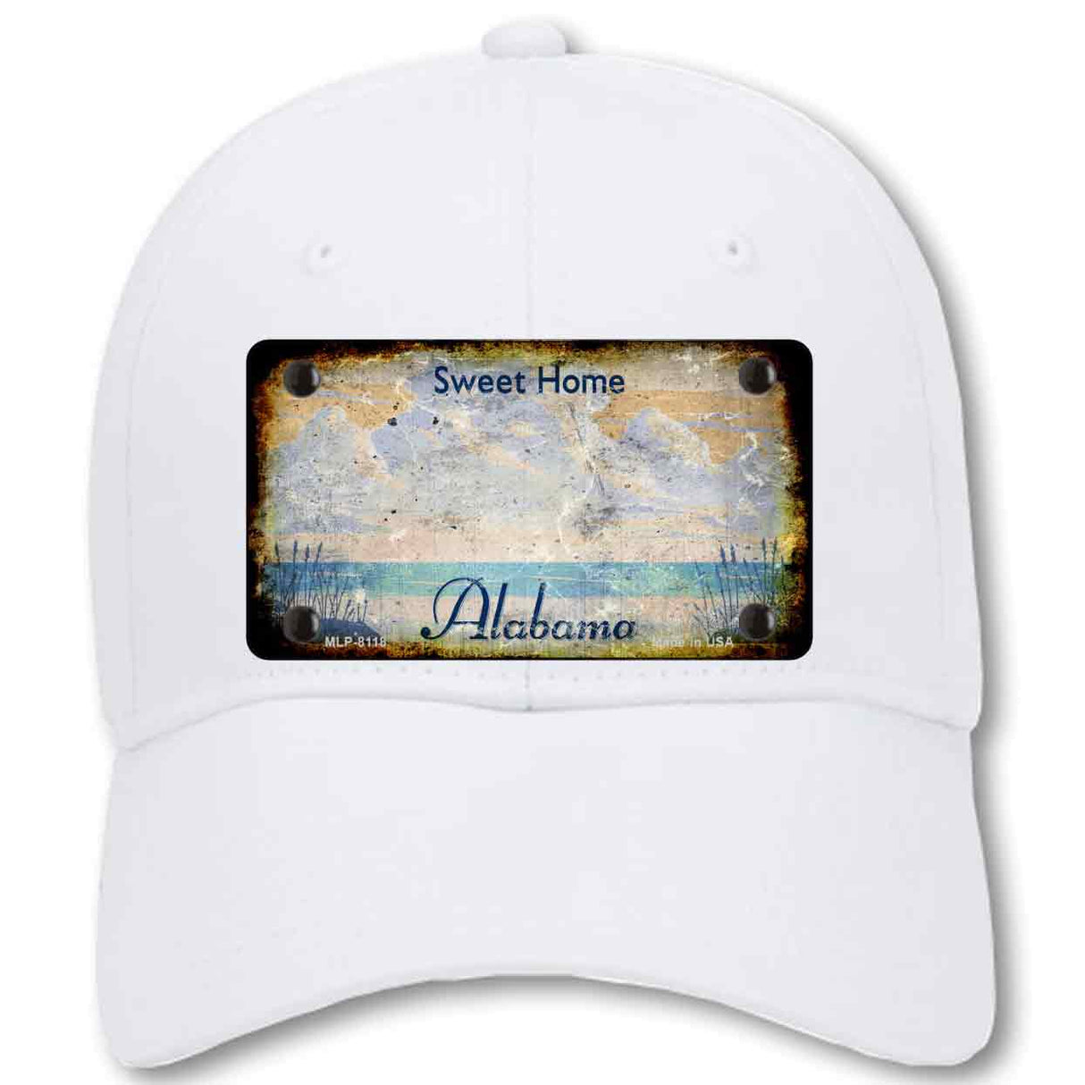 Alabama State Blank Novelty License Plate Hat