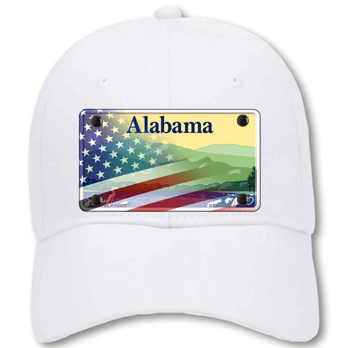 Alabama State Blank Novelty License Plate Hat