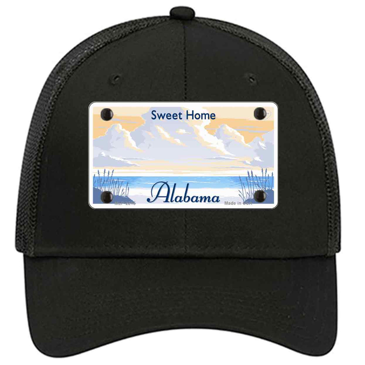 Alabama State Blank Novelty License Plate Hat