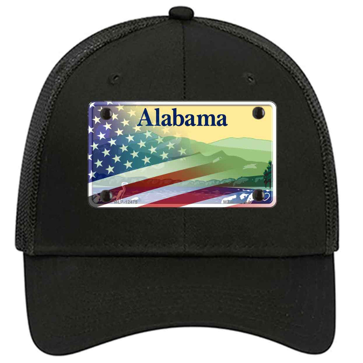 Alabama State Blank Novelty License Plate Hat