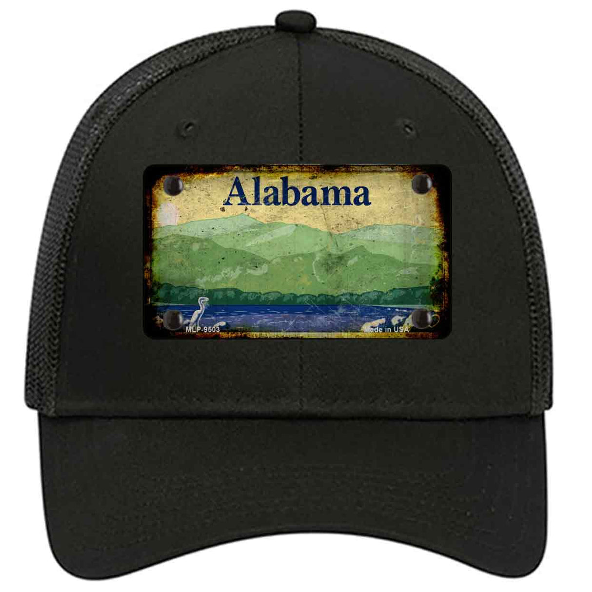 Alabama State Blank Novelty License Plate Hat