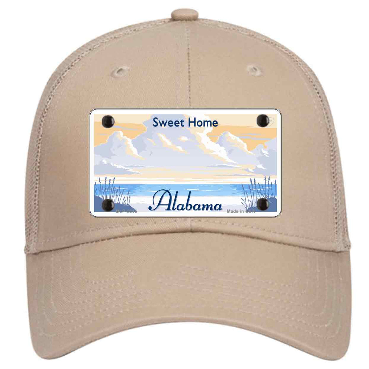 Alabama State Blank Novelty License Plate Hat