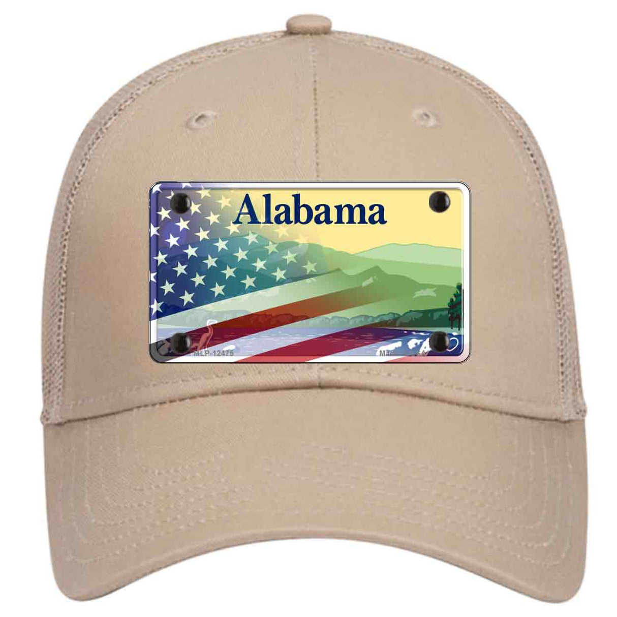 Alabama State Blank Novelty License Plate Hat