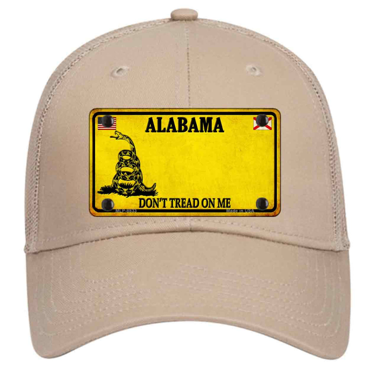 Alabama State Blank Novelty License Plate Hat