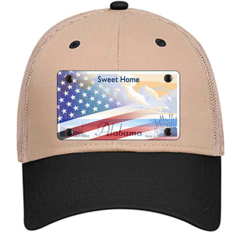 Alabama State Blank Novelty License Plate Hat