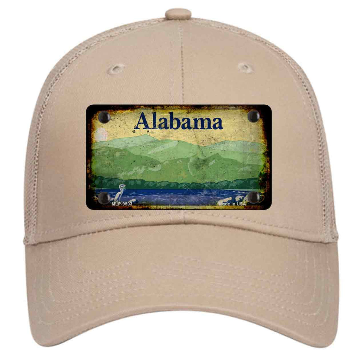 Alabama State Blank Novelty License Plate Hat