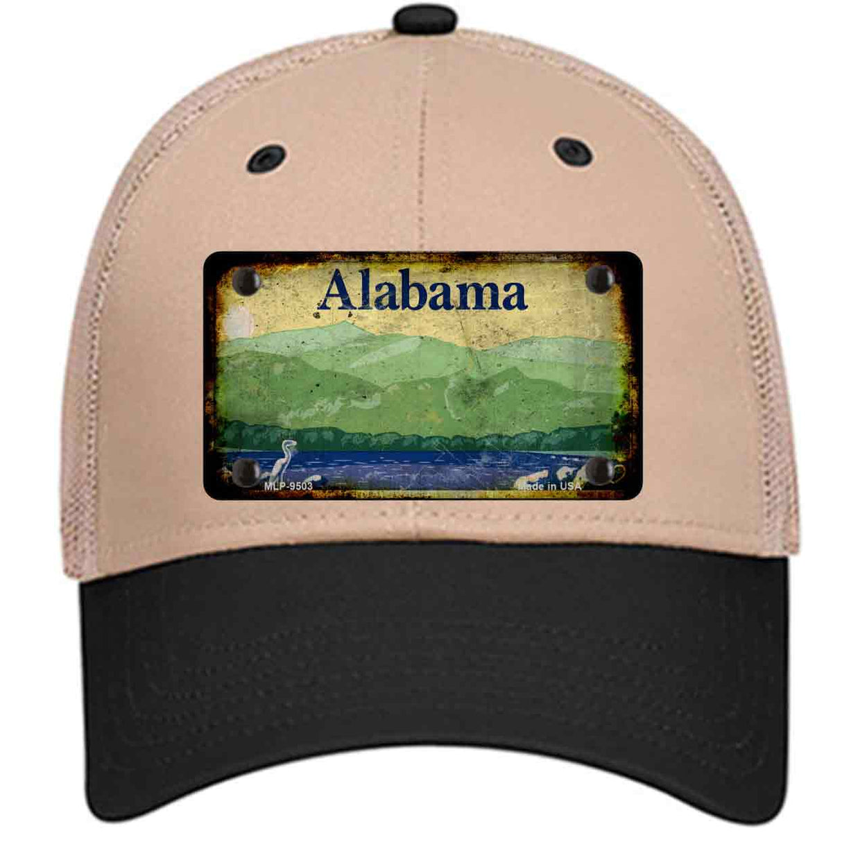 Alabama State Blank Novelty License Plate Hat