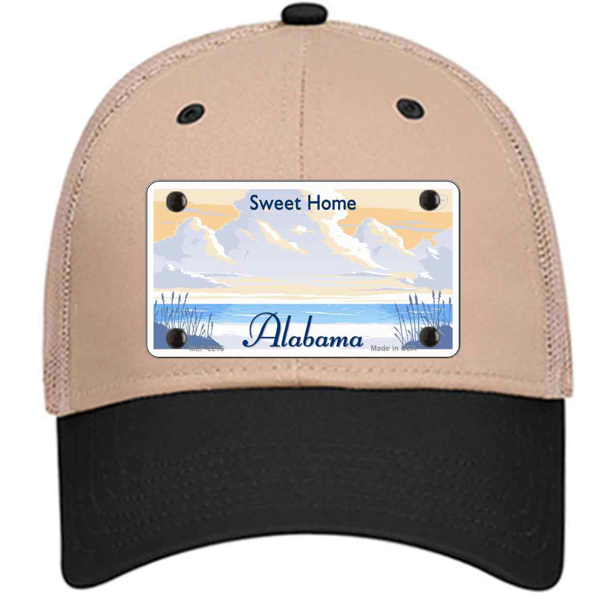 Alabama State Blank Novelty License Plate Hat