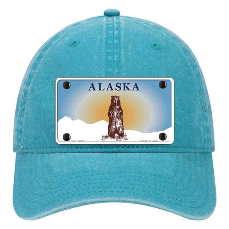 Alaska State Blank Novelty License Plate Hat