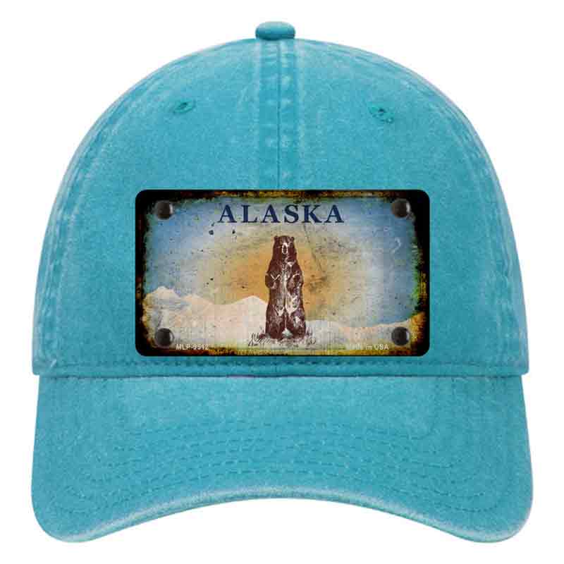 Alaska State Blank Novelty License Plate Hat