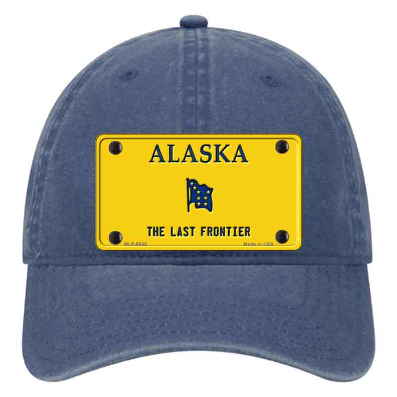 Alaska State Blank Novelty License Plate Hat