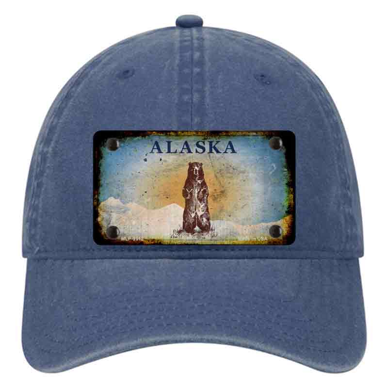 Alaska State Blank Novelty License Plate Hat